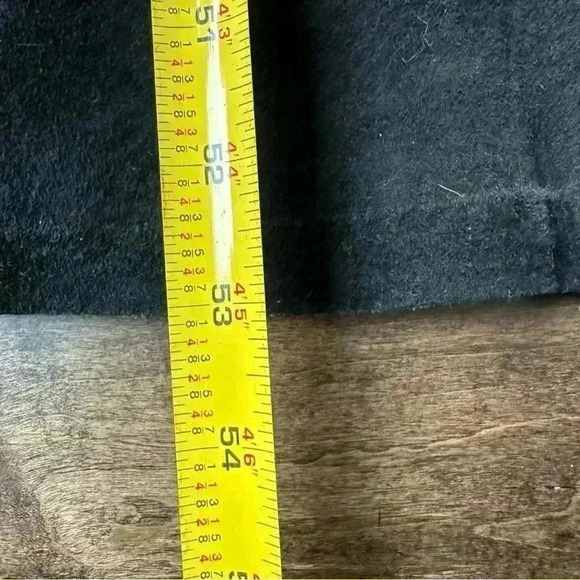 VINTAGE 1980'S BRASS PLUM NORDSTROM ANKLE LENGTH 100% SUEDE DRESS RARE SIZE M - Picture 10 of 14